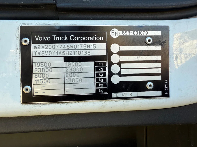 Cab chassis truck Volvo FE 280 euro 6 ! 11-2016 only 301.000 km: picture 18