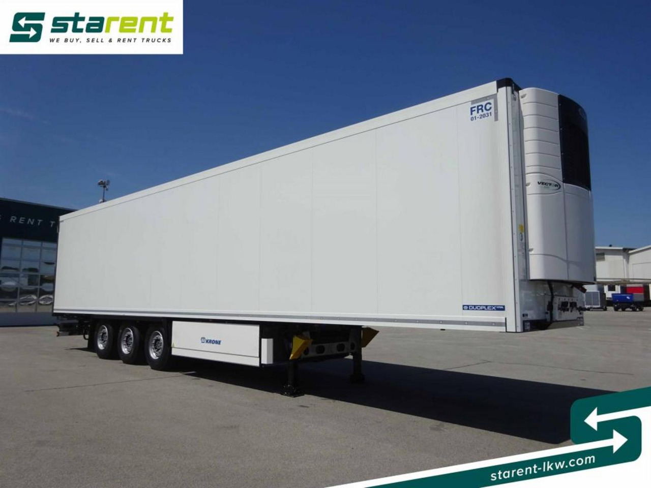 Krone Carrier Vector 1550 Blumenbreit Zurrleisten Lift-A - Refrigerator semi-trailer: picture 3 Krone Carrier Vector 1550 Blumenbreit Zurrleisten Lift-A - Refrigerator semi-trailer: picture 3