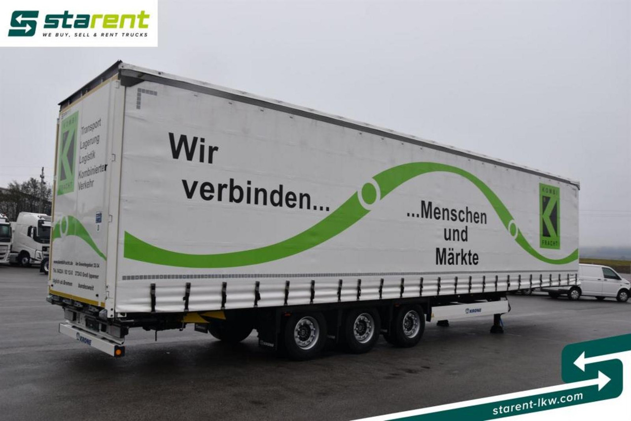 Krone Megatrailer Hubdach Lift-A Palettenanschlagleisten - Curtainsider semi-trailer: picture 5 Krone Megatrailer Hubdach Lift-A Palettenanschlagleisten - Curtainsider semi-trailer: picture 5