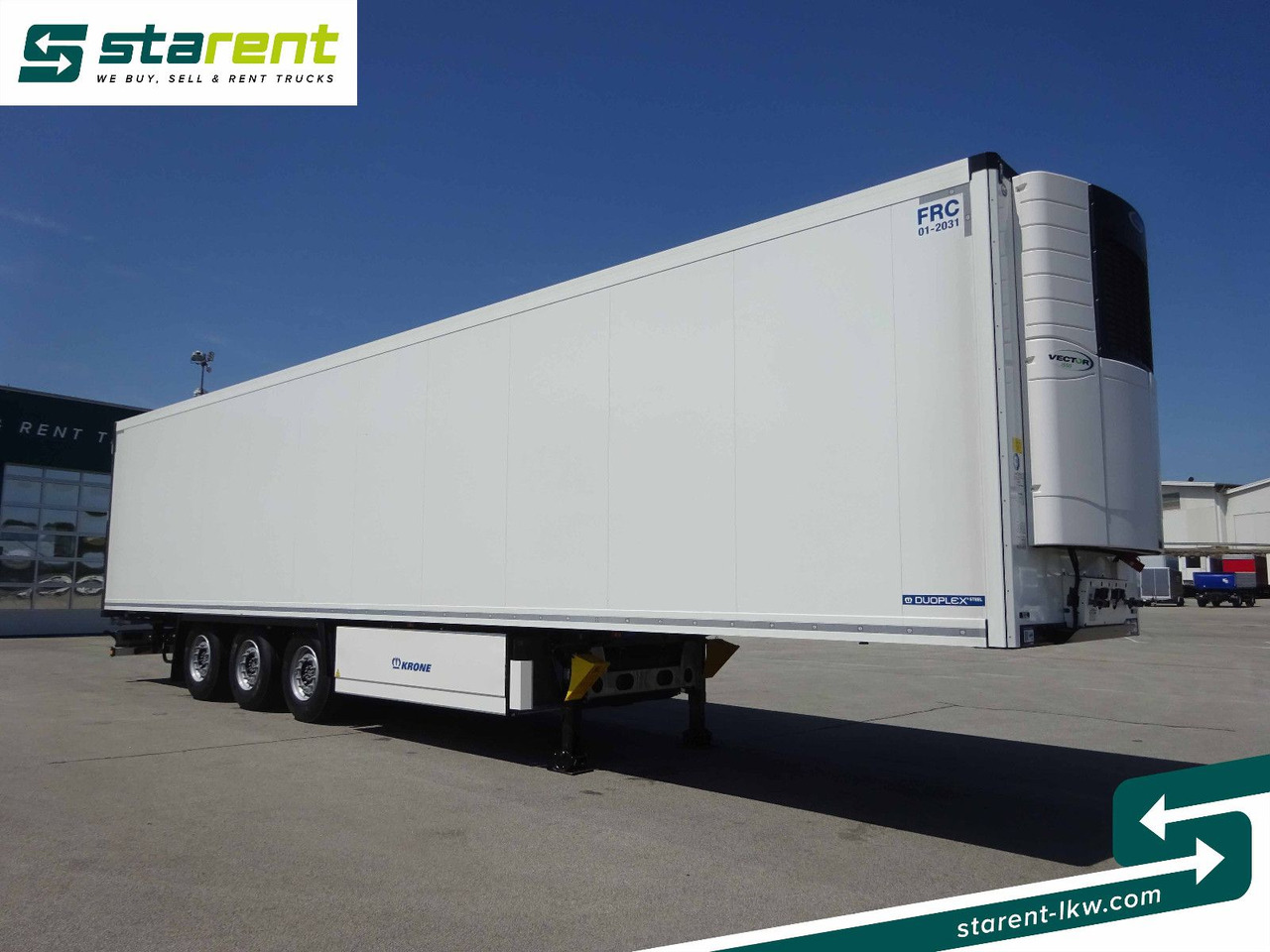 Krone Thermotrailer Carrier Vector 1550, Zurrleisten - Closed box semi-trailer: picture 3 Krone Thermotrailer Carrier Vector 1550, Zurrleisten - Closed box semi-trailer: picture 3