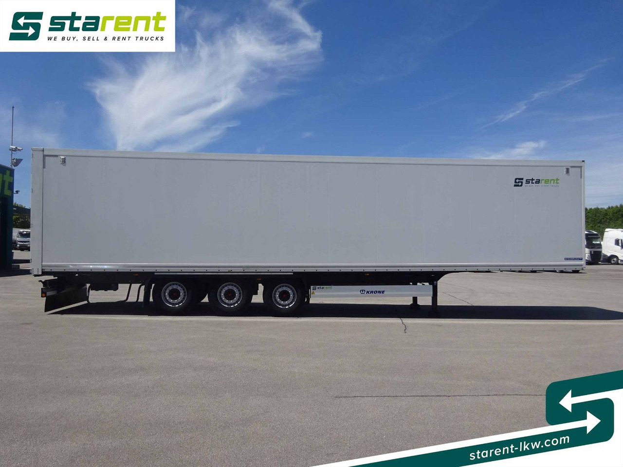 Krone Trockenfrachtkoffer, Doppelstock, Liftachse, SAF - Closed box semi-trailer: picture 4 Krone Trockenfrachtkoffer, Doppelstock, Liftachse, SAF - Closed box semi-trailer: picture 4