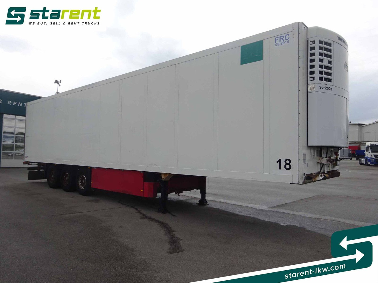 Schmitz Cargobull Thermotrailer, Thermo King SL200e, Palka - Closed box semi-trailer: picture 3 Schmitz Cargobull Thermotrailer, Thermo King SL200e, Palka - Closed box semi-trailer: picture 3