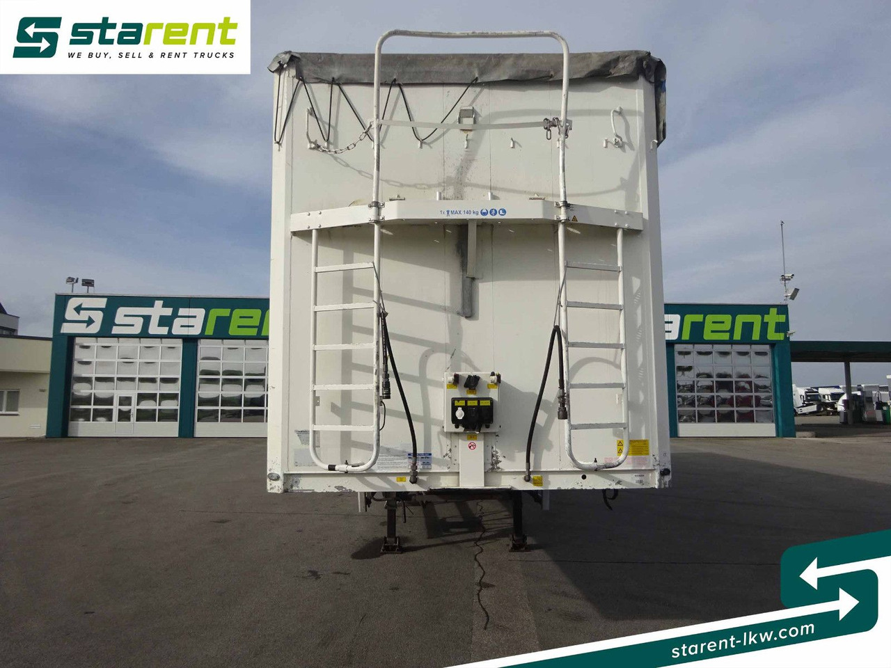 Stas Schubbodenauflier, 92 m³, Funkfernbedienung, SAF - Walking floor semi-trailer: picture 2 Stas Schubbodenauflier, 92 m³, Funkfernbedienung, SAF - Walking floor semi-trailer: picture 2