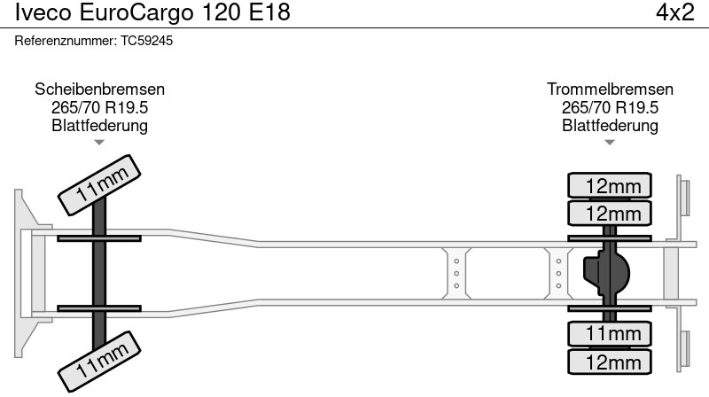 Iveco EuroCargo 120 E18 - Cab chassis truck: picture 4 Iveco EuroCargo 120 E18 - Cab chassis truck: picture 4