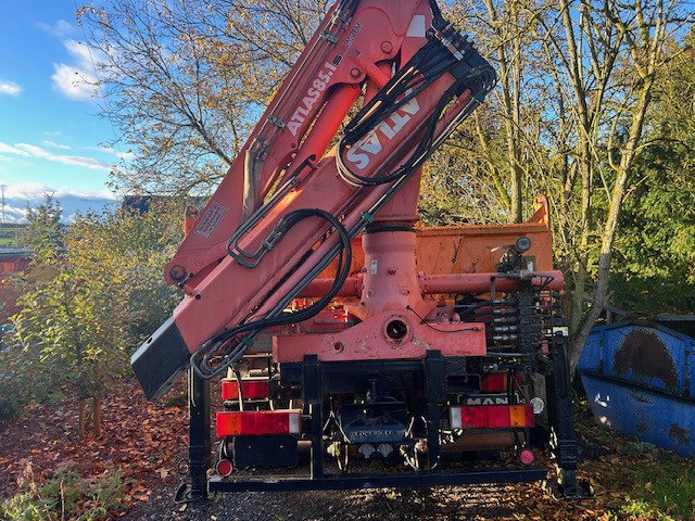 MAN 19 293 4x4 Kran Atlas 85.1 A2 - Tipper: picture 2 MAN 19 293 4x4 Kran Atlas 85.1 A2 - Tipper: picture 2