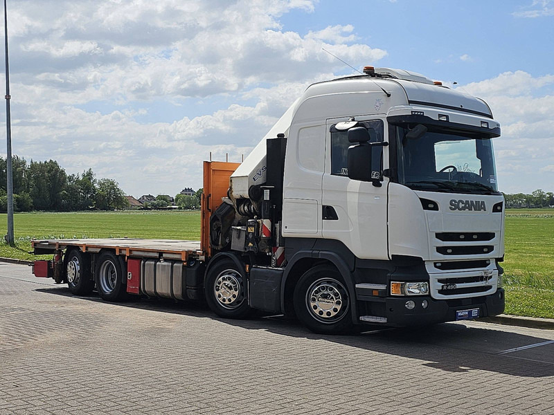 Scania R490 HMF 6020 - Dropside/ Flatbed truck, Crane truck: picture 5 Scania R490 HMF 6020 - Dropside/ Flatbed truck, Crane truck: picture 5