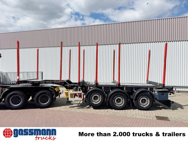 Timber semi-trailer Doll LOGO H3L-14XL, Liftachse, Nachlauflenkachse,: picture 8