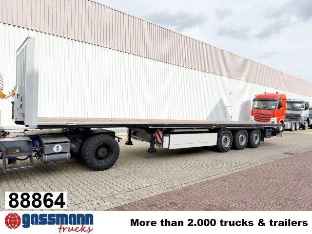 Krone SDP 27, Liftachse, Twist-Locks, 20/2x20/40Fuß, - Dropside/ Flatbed semi-trailer: picture 1 Krone SDP 27, Liftachse, Twist-Locks, 20/2x20/40Fuß, - Dropside/ Flatbed semi-trailer: picture 1