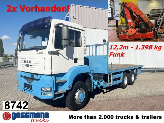 MAN TGA 26.310 6X6 BB, Kran PALFINGER PK 23002 C, - Dropside/ Flatbed truck, Crane truck: picture 1 MAN TGA 26.310 6X6 BB, Kran PALFINGER PK 23002 C, - Dropside/ Flatbed truck, Crane truck: picture 1