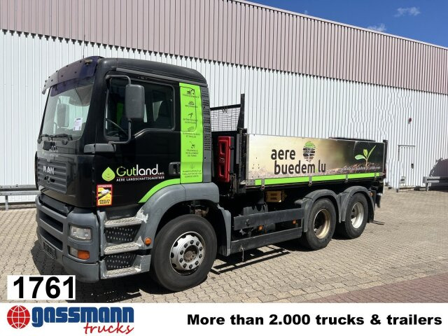 MAN TGA 26.363 6x4 BB, 2-S-Alukipper - Tipper, Crane truck: picture 1 MAN TGA 26.363 6x4 BB, 2-S-Alukipper - Tipper, Crane truck: picture 1