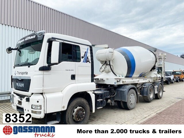 MAN TGS 18.400 4x4H BLS + Auflieger KARRENA 10m³ - Concrete mixer truck: picture 1 MAN TGS 18.400 4x4H BLS + Auflieger KARRENA 10m³ - Concrete mixer truck: picture 1