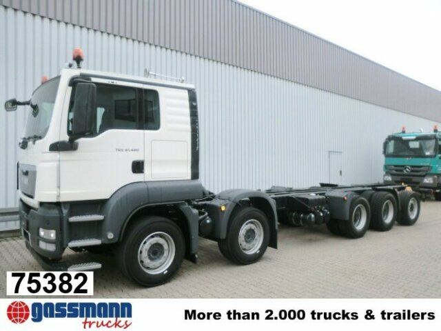 MAN TGS 50.480BB 10x4 Retarder, 3-f.NA - Cab chassis truck: picture 1 MAN TGS 50.480BB 10x4 Retarder, 3-f.NA - Cab chassis truck: picture 1