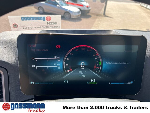 Mercedes-Benz Arocs 3240 8x4/42, Motorabtrieb - Hook lift truck: picture 2 Mercedes-Benz Arocs 3240 8x4/42, Motorabtrieb - Hook lift truck: picture 2