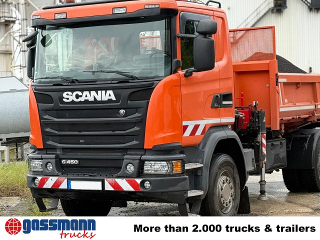 Scania G 450 4x2, Bordmatik, Kran Fassi F185A.2.24, - Tipper, Crane truck: picture 2 Scania G 450 4x2, Bordmatik, Kran Fassi F185A.2.24, - Tipper, Crane truck: picture 2