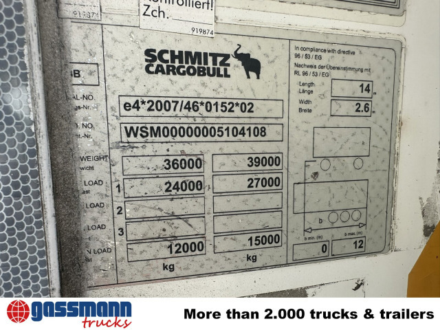 Schmitz Cargobull SKO 24/L-13.4 FP 60 COOL - Refrigerator semi-trailer: picture 5 Schmitz Cargobull SKO 24/L-13.4 FP 60 COOL - Refrigerator semi-trailer: picture 5