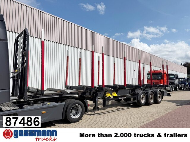 Schwarzmüller 3-Achs Holzauflieger, Liftachse, MEHRFACH - Timber semi-trailer: picture 1 Schwarzmüller 3-Achs Holzauflieger, Liftachse, MEHRFACH - Timber semi-trailer: picture 1