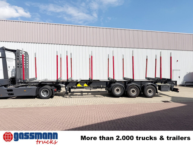 Schwarzmüller 3-Achs Holzauflieger, Liftachse, MEHRFACH - Timber semi-trailer: picture 4 Schwarzmüller 3-Achs Holzauflieger, Liftachse, MEHRFACH - Timber semi-trailer: picture 4