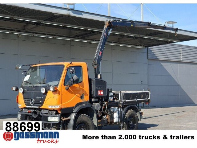 Unimog U 20 4x4, Zapfwelle, Kran Hiab 022D-3 HiDuo, - Van: picture 1 Unimog U 20 4x4, Zapfwelle, Kran Hiab 022D-3 HiDuo, - Van: picture 1
