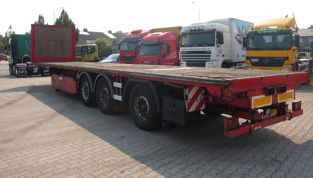M&V Lenkachse-Coil-Staplerhalterung-Twistlocks - Dropside/ Flatbed semi-trailer: picture 3 M&V Lenkachse-Coil-Staplerhalterung-Twistlocks - Dropside/ Flatbed semi-trailer: picture 3