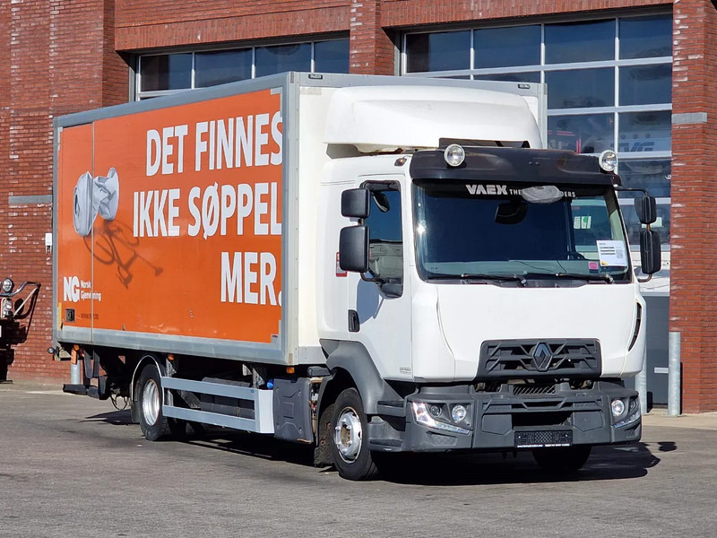Renault D 12.250 4x2 - Box - Loadlift 1.500 KG - A/C - Euro 6 - Automatic - Camera system - Box truck: picture 1 Renault D 12.250 4x2 - Box - Loadlift 1.500 KG - A/C - Euro 6 - Automatic - Camera system - Box truck: picture 1