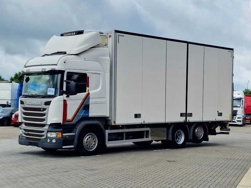 Scania R410 LB6x2MLB Frigobox side doors / Carrier Supra 950 nordic silent - Refrigerator truck: picture 3 Scania R410 LB6x2MLB Frigobox side doors / Carrier Supra 950 nordic silent - Refrigerator truck: picture 3