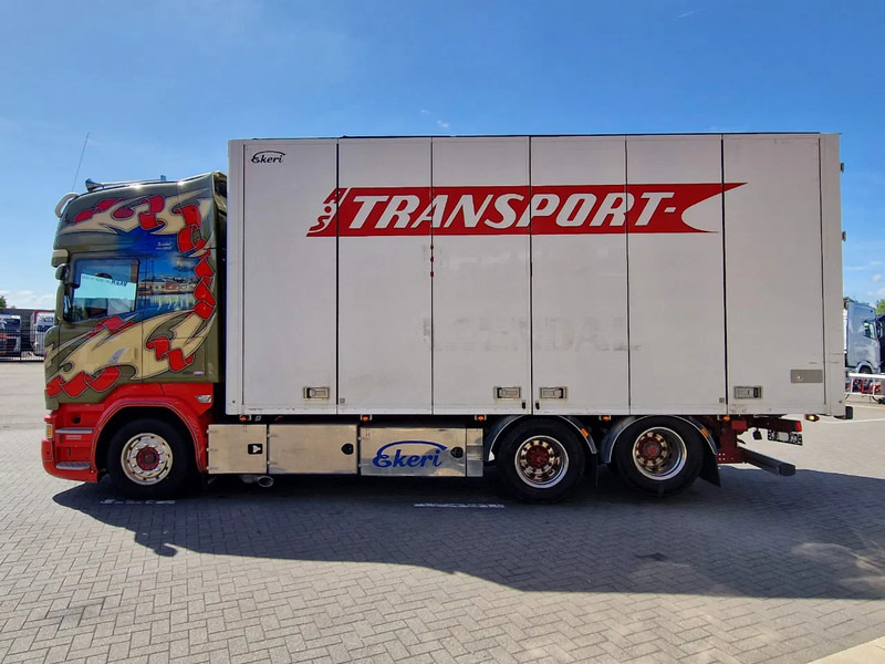 Scania R580 V8 Topline 6x2 - Box with sidedoors - Retarder - Full air - 4.55WB - Box truck: picture 4 Scania R580 V8 Topline 6x2 - Box with sidedoors - Retarder - Full air - 4.55WB - Box truck: picture 4