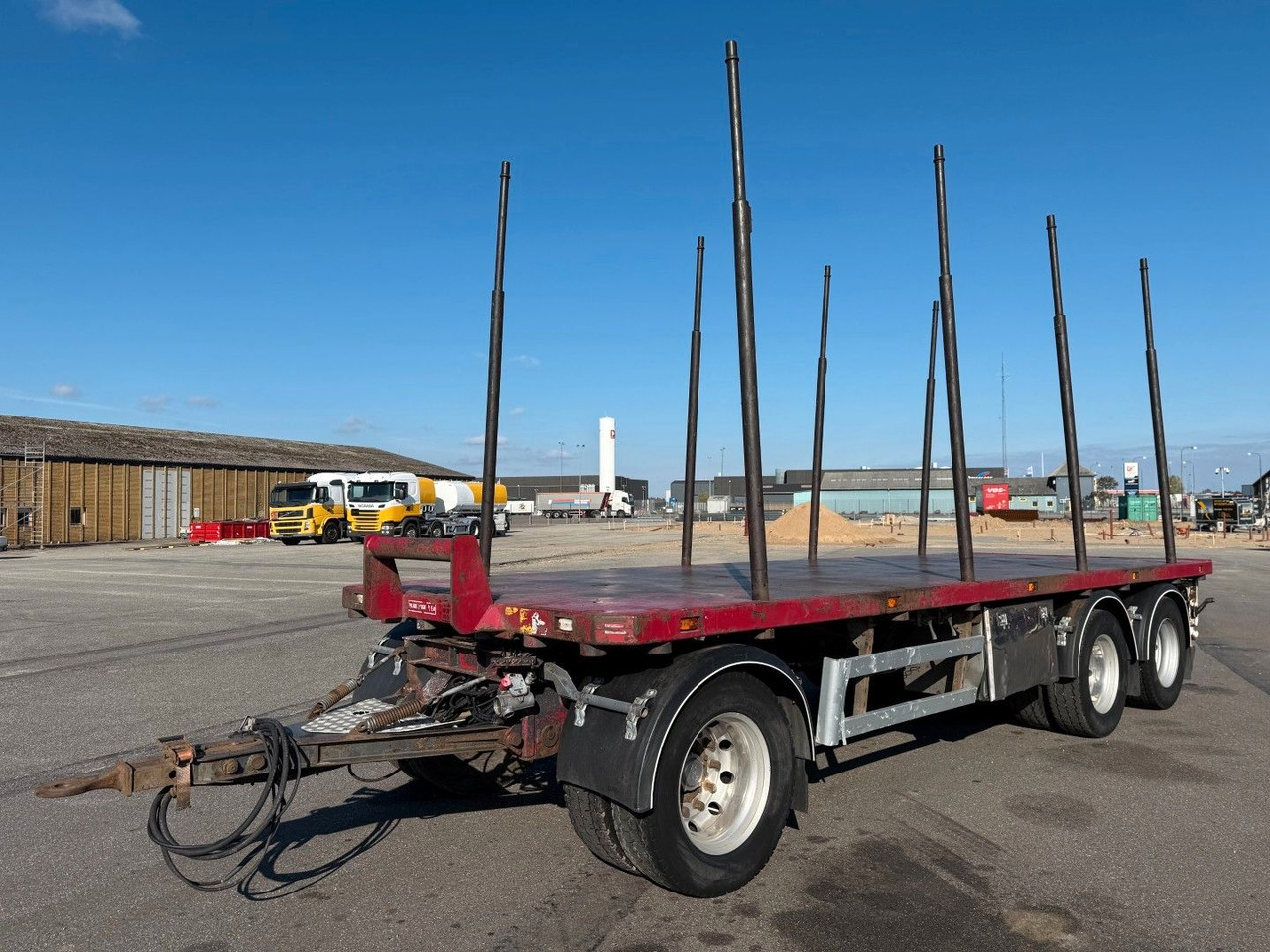 Menke-Janzen 24 t. 3 axle Woodtransport / Holztransport - Timber trailer: picture 1 Menke-Janzen 24 t. 3 axle Woodtransport / Holztransport - Timber trailer: picture 1