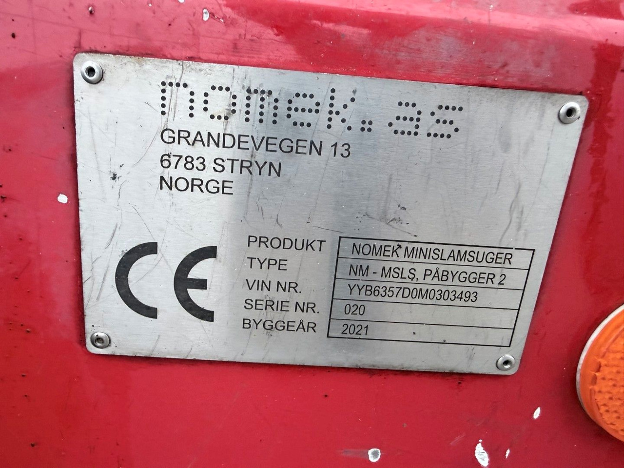 Tysse / Nomek 1500 L Edelstahl Sauganhänger - Vending trailer: picture 5 Tysse / Nomek 1500 L Edelstahl Sauganhänger - Vending trailer: picture 5