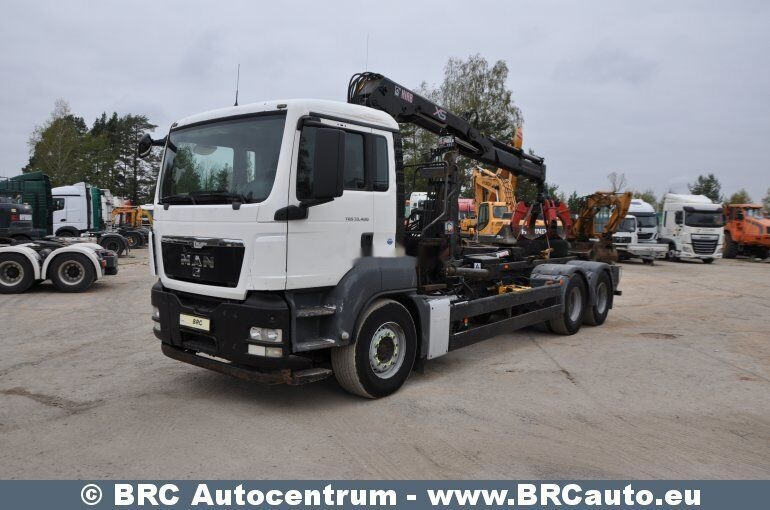 MAN TGS 33.400 6x4 Hiab 122 - Hook lift truck, Crane truck: picture 1 MAN TGS 33.400 6x4 Hiab 122 - Hook lift truck, Crane truck: picture 1