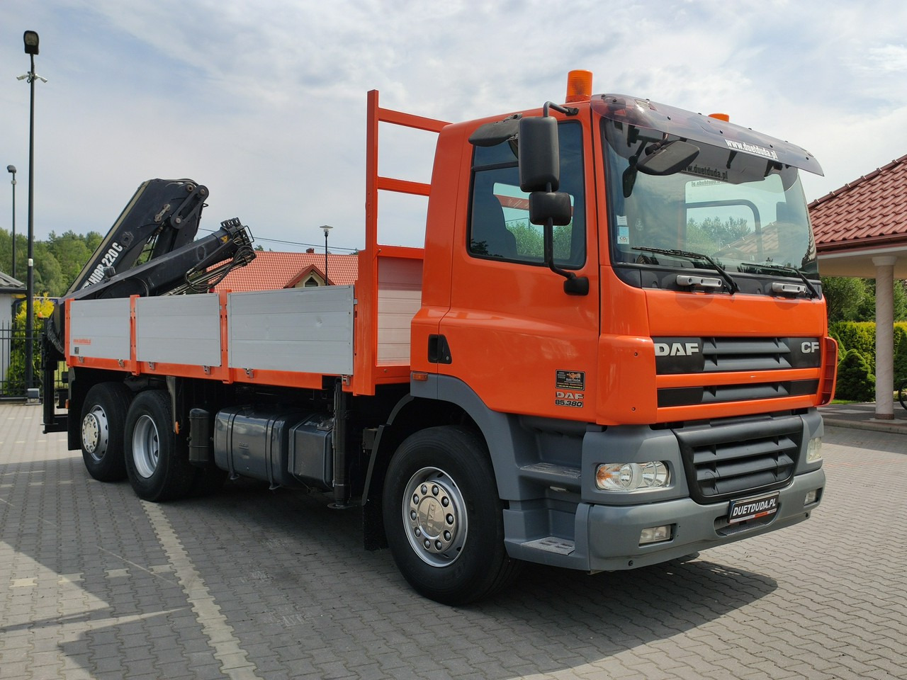DAF CF 85.380 6x2 Oś Skrętna Skrzynia HDS HIAB 220C + Pilot - Dropside/ Flatbed truck, Crane truck: picture 4 DAF CF 85.380 6x2 Oś Skrętna Skrzynia HDS HIAB 220C + Pilot - Dropside/ Flatbed truck, Crane truck: picture 4
