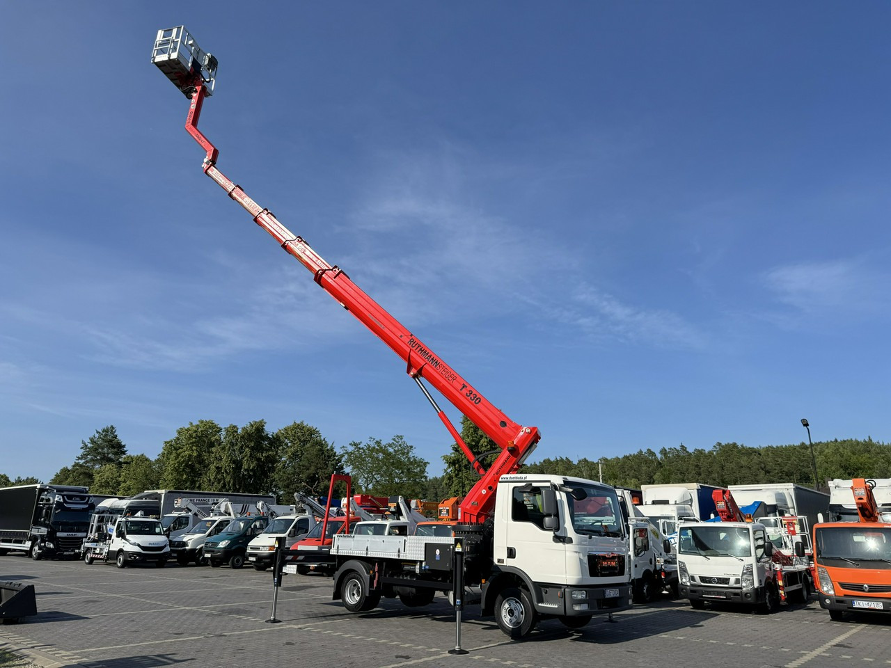 MAN TGL 7.150 Zwyżka Ruthmann T330 33-Metry DMC 7500KG 21m w Bok - Other machinery: picture 1 MAN TGL 7.150 Zwyżka Ruthmann T330 33-Metry DMC 7500KG 21m w Bok - Other machinery: picture 1
