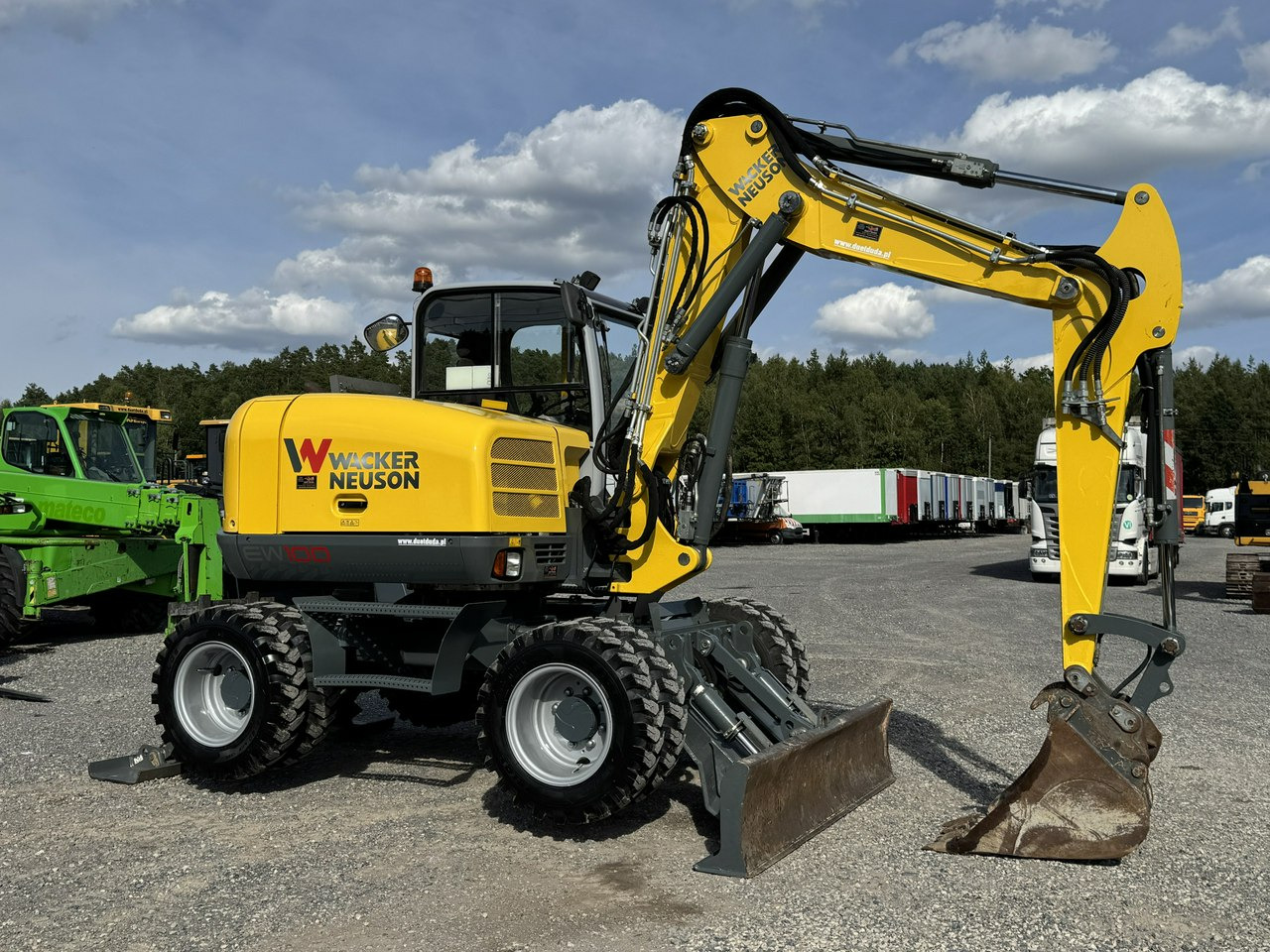 Wacker Neuson EW100 Pług + Podpory 10 ton Szybkozłącze Klimatyzacja - Wheel excavator: picture 1 Wacker Neuson EW100 Pług + Podpory 10 ton Szybkozłącze Klimatyzacja - Wheel excavator: picture 1
