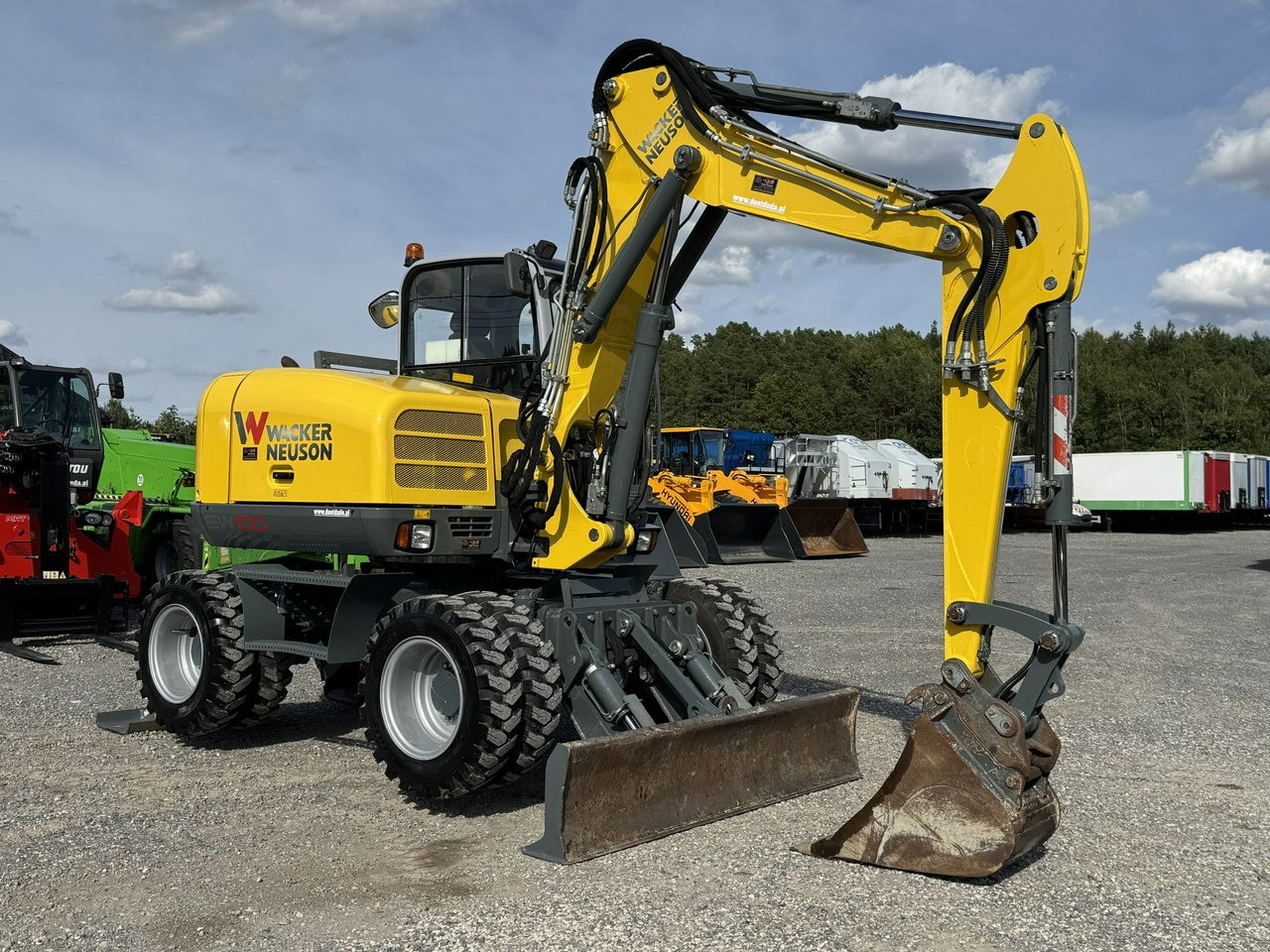 Wacker Neuson EW100 Pług + Podpory 10 ton Szybkozłącze Klimatyzacja - Wheel excavator: picture 5 Wacker Neuson EW100 Pług + Podpory 10 ton Szybkozłącze Klimatyzacja - Wheel excavator: picture 5