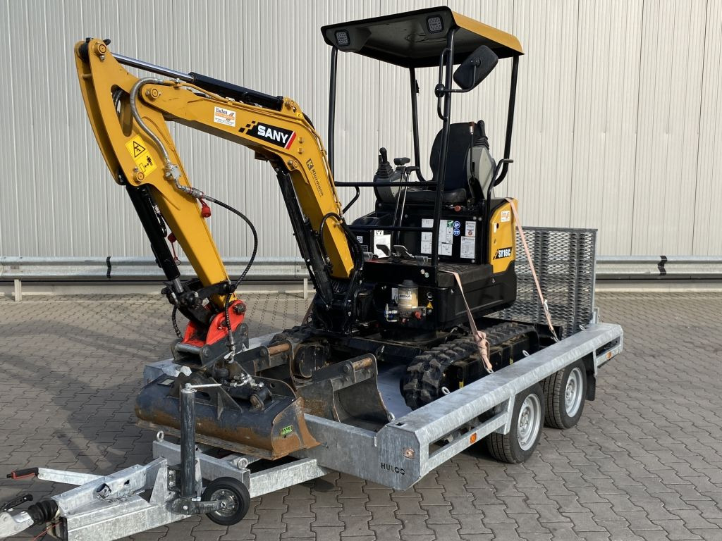 Hulco Anhänger Tieflader Minibagger Maschinen Rampen - Car trailer: picture 2 Hulco Anhänger Tieflader Minibagger Maschinen Rampen - Car trailer: picture 2