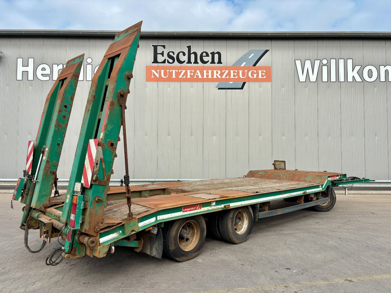 Langendorf Anhänger | hydraulische Rampen*Blatt*BPW-Achsen - Low loader trailer: picture 5 Langendorf Anhänger | hydraulische Rampen*Blatt*BPW-Achsen - Low loader trailer: picture 5