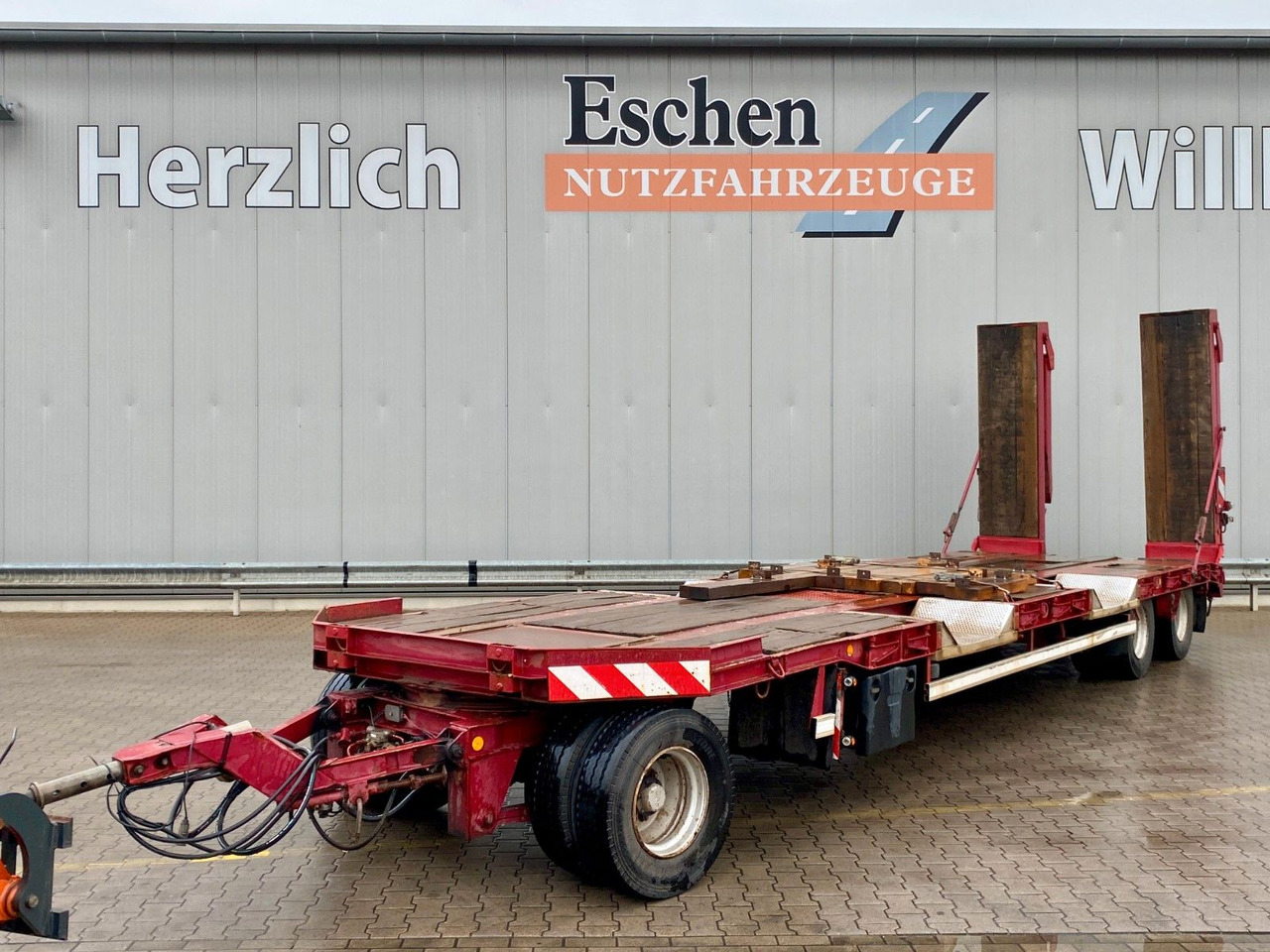 Langendorf Tieflader| hydr. Scherenrampen*verbreiterbar*SAF - Low loader trailer: picture 1 Langendorf Tieflader| hydr. Scherenrampen*verbreiterbar*SAF - Low loader trailer: picture 1
