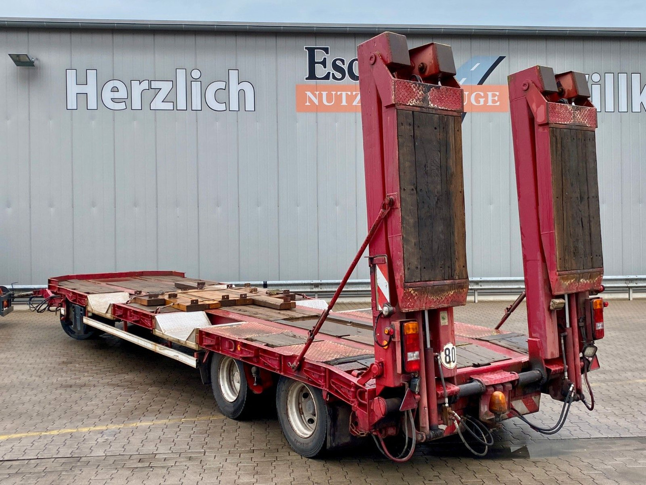 Langendorf Tieflader| hydr. Scherenrampen*verbreiterbar*SAF - Low loader trailer: picture 3 Langendorf Tieflader| hydr. Scherenrampen*verbreiterbar*SAF - Low loader trailer: picture 3