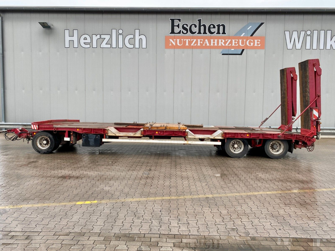 Langendorf Tieflader| hydr. Scherenrampen*verbreiterbar*SAF - Low loader trailer: picture 2 Langendorf Tieflader| hydr. Scherenrampen*verbreiterbar*SAF - Low loader trailer: picture 2