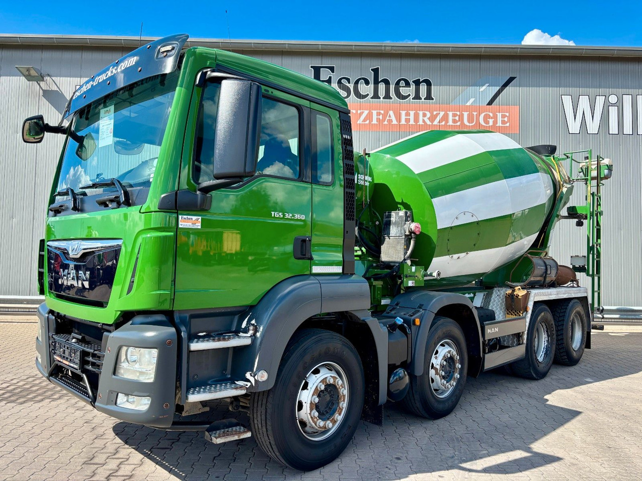 MAN TGS 32.360 8x4 BB | 9m³ Stetter*Automatik*Kamera - Concrete mixer truck: picture 1 MAN TGS 32.360 8x4 BB | 9m³ Stetter*Automatik*Kamera - Concrete mixer truck: picture 1