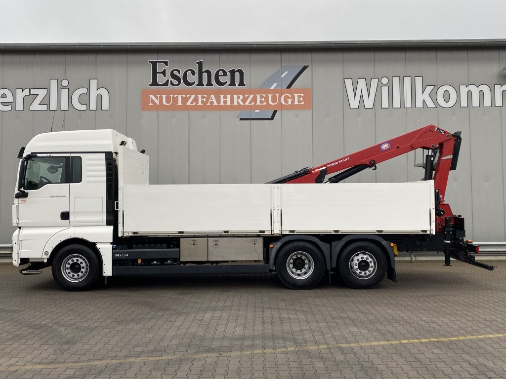 MAN TGX 26.500 6x2-4 LL | HMF 2110-Kran*XLX*Navi*AHK - Dropside/ Flatbed truck, Crane truck: picture 2 MAN TGX 26.500 6x2-4 LL | HMF 2110-Kran*XLX*Navi*AHK - Dropside/ Flatbed truck, Crane truck: picture 2