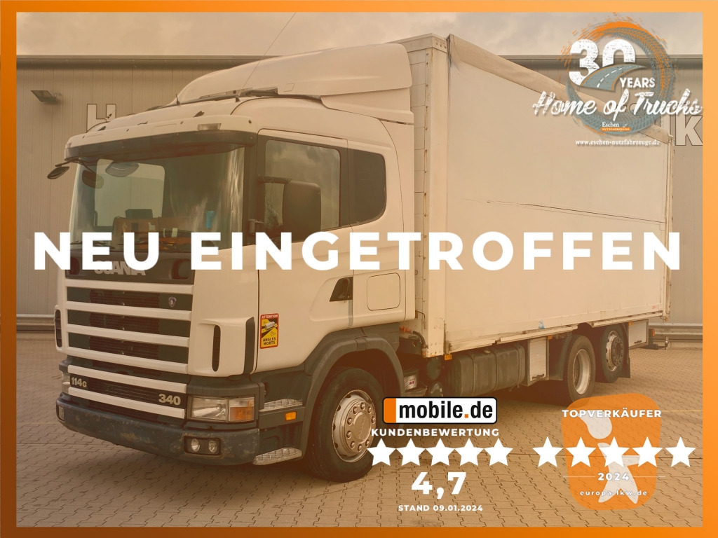 Scania 114 G 340 / 6x2 BL - Curtainsider truck: picture 1 Scania 114 G 340 / 6x2 BL - Curtainsider truck: picture 1