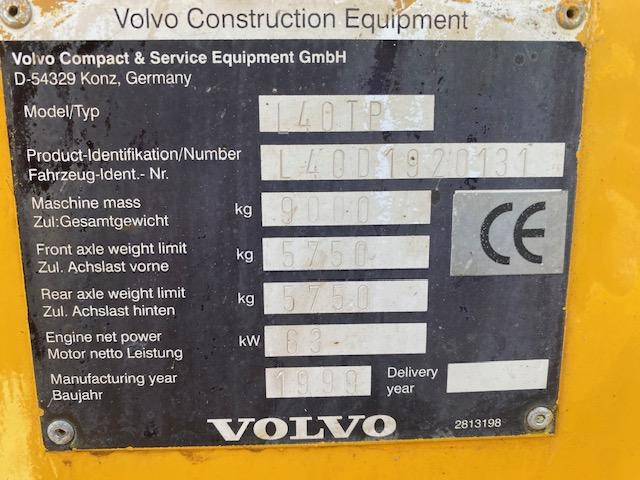 Volvo L 40 TP - Wheel loader: picture 5 Volvo L 40 TP - Wheel loader: picture 5