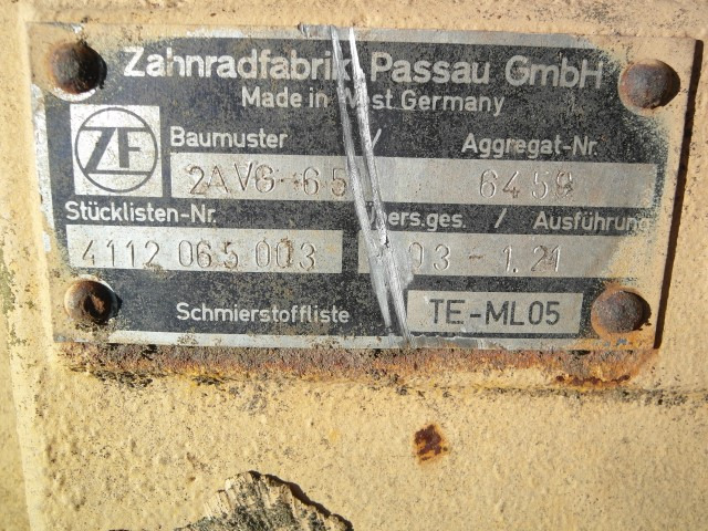 Zettelmeyer ZL 502 - 602 - Axle and parts for Construction machinery: picture 5 Zettelmeyer ZL 502 - 602 - Axle and parts for Construction machinery: picture 5