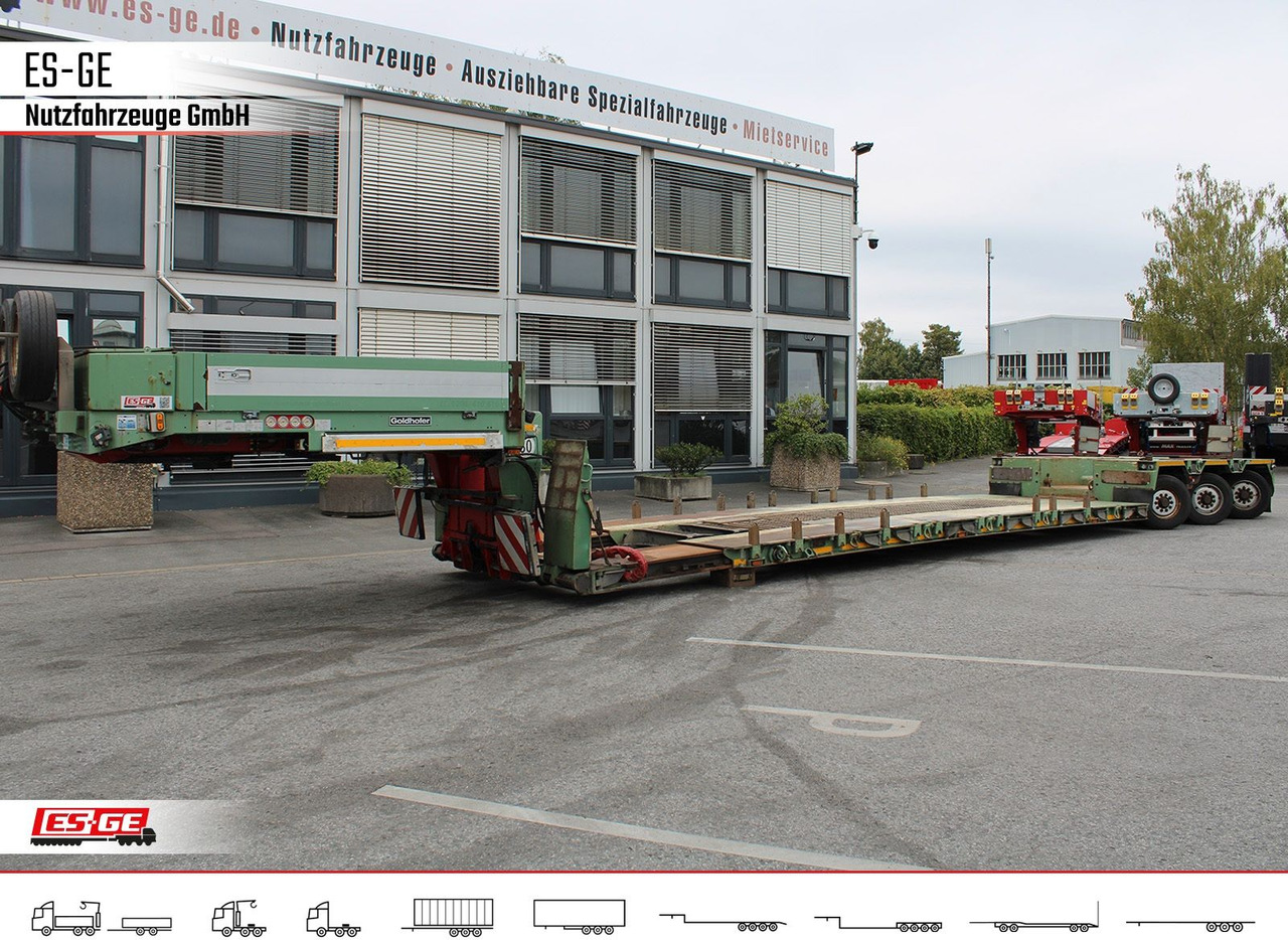 Goldhofer 3-Achs-Tiefbett 3x12 t - Low loader semi-trailer: picture 2 Goldhofer 3-Achs-Tiefbett 3x12 t - Low loader semi-trailer: picture 2
