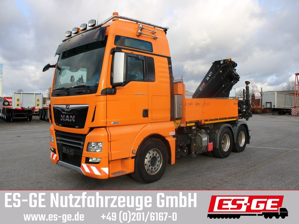 MAN TGX 26.540 + HIABV-Ladekran 477E-4 HIPRO - Dropside/ Flatbed truck, Crane truck: picture 1 MAN TGX 26.540 + HIABV-Ladekran 477E-4 HIPRO - Dropside/ Flatbed truck, Crane truck: picture 1