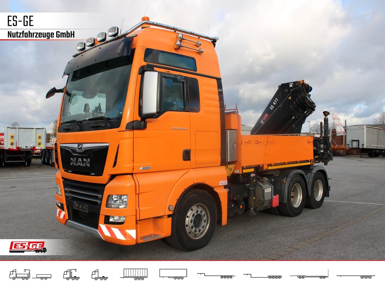 MAN TGX 26.540 + HIABV-Ladekran 477E-4 HIPRO MAN TGX 26.540 + HIABV-Ladekran 477E-4 HIPRO - Dropside/ Flatbed truck, Crane truck: picture 2 MAN TGX 26.540 + HIABV-Ladekran 477E-4 HIPRO MAN TGX 26.540 + HIABV-Ladekran 477E-4 HIPRO - Dropside/ Flatbed truck, Crane truck: picture 2