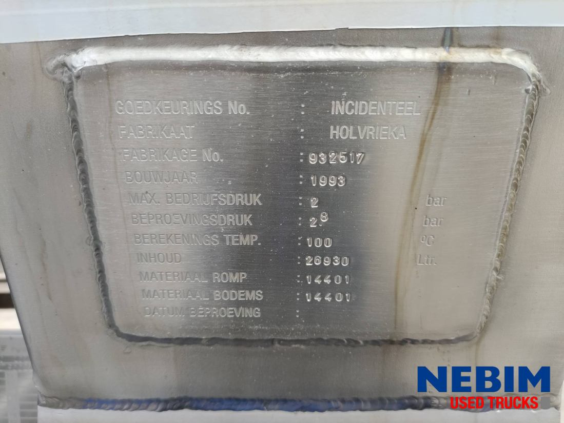 Burg Bpdo 12-27 Z - 26930Ltr  - Tank semi-trailer: picture 3 Burg Bpdo 12-27 Z - 26930Ltr  - Tank semi-trailer: picture 3