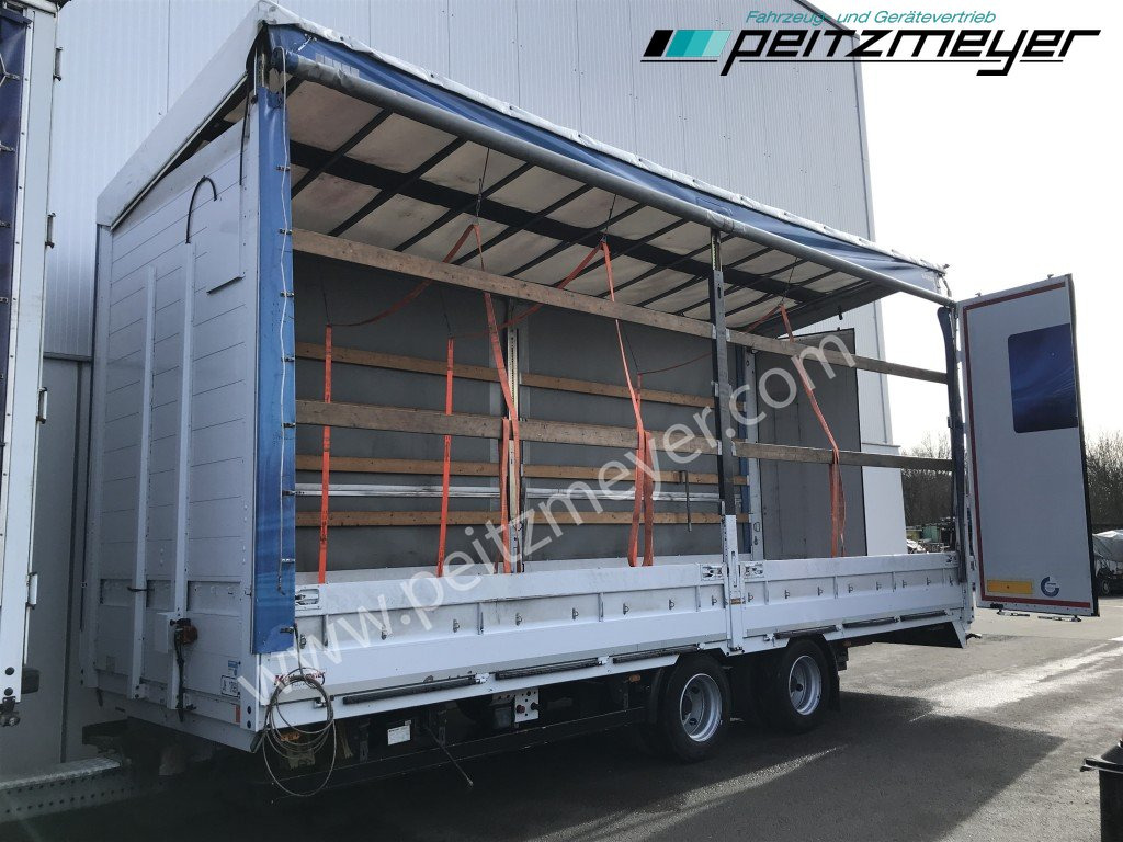 KRUKENMEIER Jumboanhänger TLPS 16,4, Hubdach, Edscha, verzinkt RSAB - Dropside/ Flatbed trailer: picture 3 KRUKENMEIER Jumboanhänger TLPS 16,4, Hubdach, Edscha, verzinkt RSAB - Dropside/ Flatbed trailer: picture 3