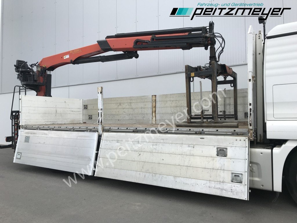 Dropside/ Flatbed truck, Crane truck MAN TGS 26.440 FL 6x2 Palfinger PK 21001 L Steinzange, EU 6, Lenkachse: picture 20