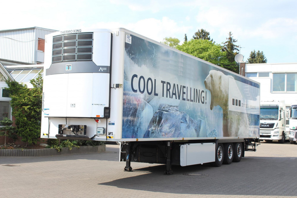 Chereau Thermo King A500 Doppelstock Blumen SAF Lift - Refrigerator semi-trailer: picture 1 Chereau Thermo King A500 Doppelstock Blumen SAF Lift - Refrigerator semi-trailer: picture 1